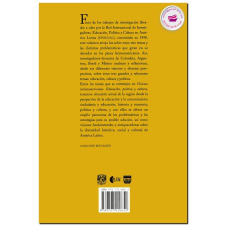 VISIONES LATINOAMERICANAS, Educación, política y cultura, Inés Castro