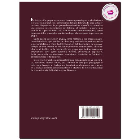 INTERACCIÓN GRUPAL Y PSICOPATOLOGÍA, José De Jesús González Núñez