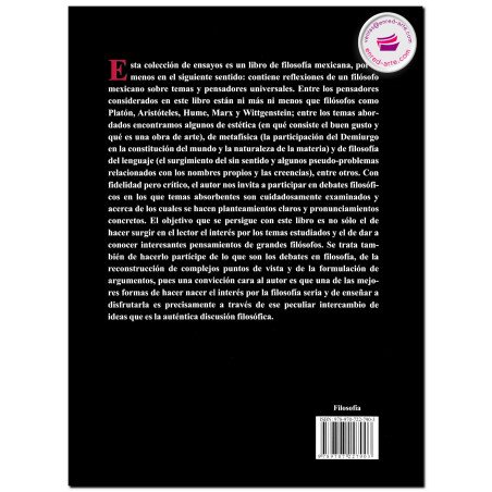 DISCUSIONES FILOSÓFICAS, Alejandro Tomasini Bassols