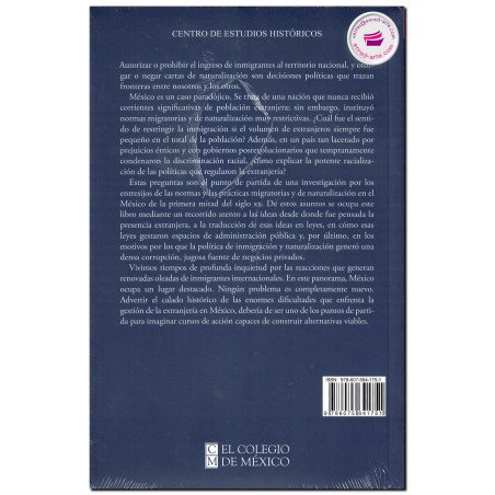 LOS OTROS, Raza, normas y corrupción en la gestión de la extranjería en México, 1900-1950, Pablo Yankelevich