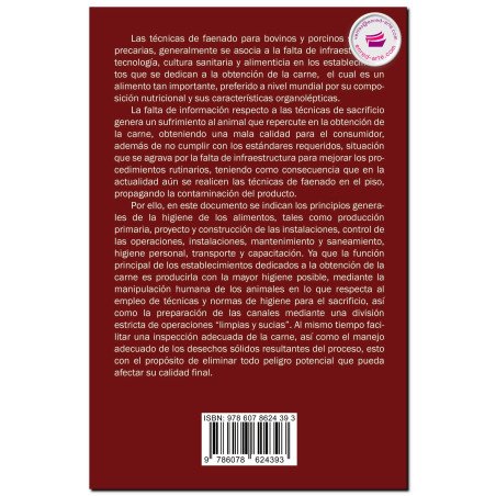 BUENAS PRÁCTICAS DE PRODUCCIÓN EN RASTROS MUNICIPALES, Rebeca Flores Magallón