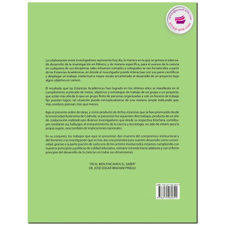 RESULTADOS DE INVESTIGACIÓN 2011-2012, Estancias académicas, Braham Priego