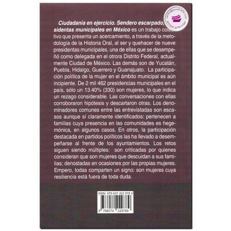 CIUDADANÍA EN EJERCICIO, Sendero escarpado. Rosa María Valles Ruiz