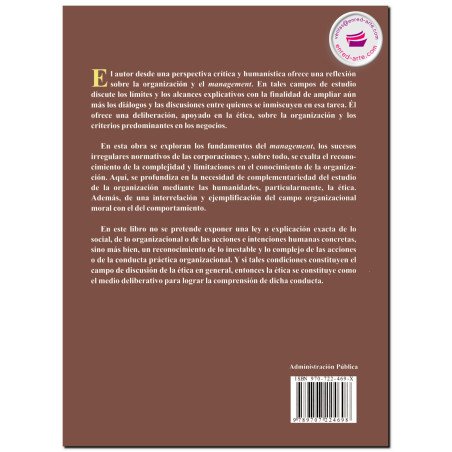 ORGANIZACIÓN Y MANAGEMENT, Una reflexión a partir de la ética, Victor Hugo Robles Francia