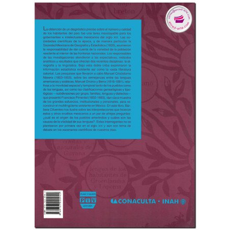 LENGUAS PARA UN PASADO, HUELLAS DE UNA NACIÓN, Los estudios sobre lenguas indígenas de México en el siglo XIX, Bárbara Cifuentes