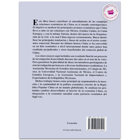 LAS RELACIONES ECONÓMICAS DE CHINA, OMC, México, Estados Unidos, Taiwán y la Unión Europea, Eduardo Roldán