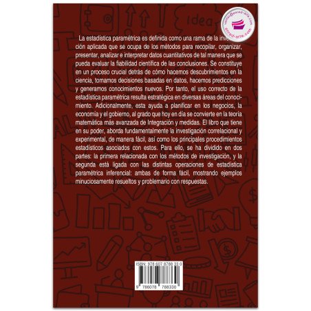 Estadística paramétrica fácil, incluye problemario con respuestas, Sergio Orozco Cirilo, Juan Manuel Vargas Canales