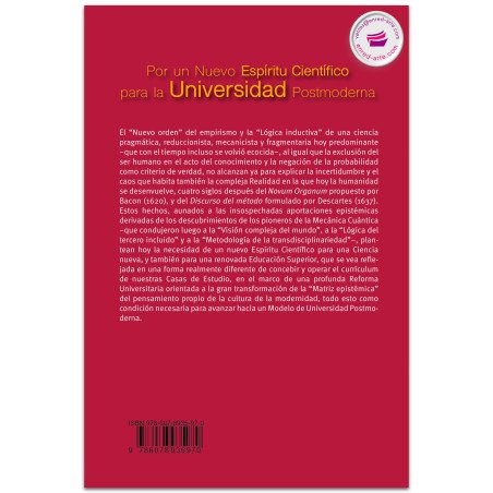 Por Un Nuevo Espíritu Científico Para La Universidad Postmoderna, Jacinto Toca Ramírez