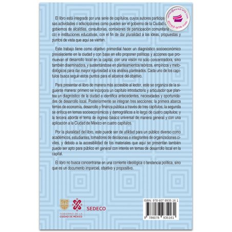 POLÍTICA Y ACCIONES, Para El Desarrollo Económico Local En La Ciudad De México
