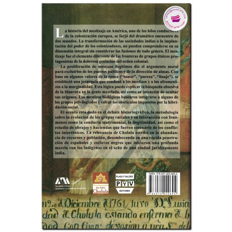 CHOLULA, Sociedad mestiza en ciudad india, Norma Castillo Palma