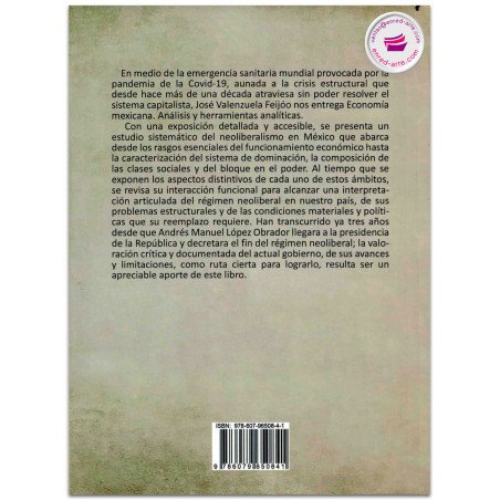 ECONOMÍA MEXICANA, Análisis y herramientas analíticas, José Valenzulea Feijóo