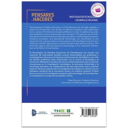 Pensares y haceres. Investigación tecnológica y desarrollo regional, José Carlos García Ramírez