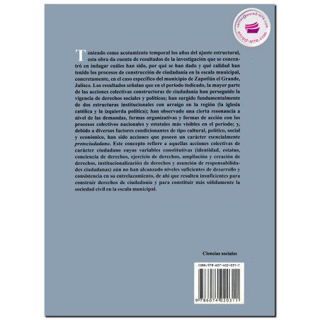 ACTORES SOCIALES COLECTIVOS Y CONSTRUCCIÓN DE CIUDADANÍA A NIVEL MUNICIPAL, Rigoberto Gallardo Gómez