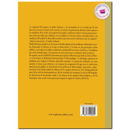 ACTORES, POLÍTICA, INNOVACIÓN Y MEDIO AMBIENTE EN AMÉRICA DEL NORTE, Ocman Azueta
