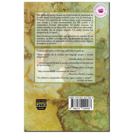 DE CUENTOS, FATALIDADES Y SUEÑOS, Teófilo Huerta