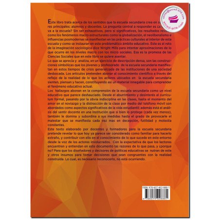 DE RELAJOS Y MALESTARES, La producción de sentidos en la escuela secundaria, José Inés Lozano Andrade