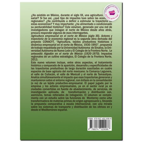 AGRICULTURA EMPRESARIAL EN EL NORTE DE MÉXICO (SIGLO XX), Arturo Carrillo Rojas