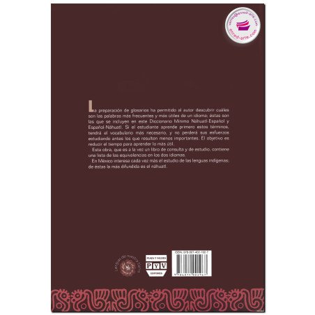 DICCIONARIO MÍNIMO NÁHUATL-ESPAÑOL Y ESPAÑOL-NÁHUATL, Guido Gómez De Silva