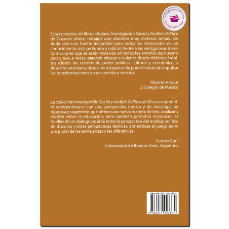 DISCURSOS EDUCATIVOS, IDENTIDADES Y FORMACIÓN PROFESIONAL, Rosa Nidia Buenfil Burgos